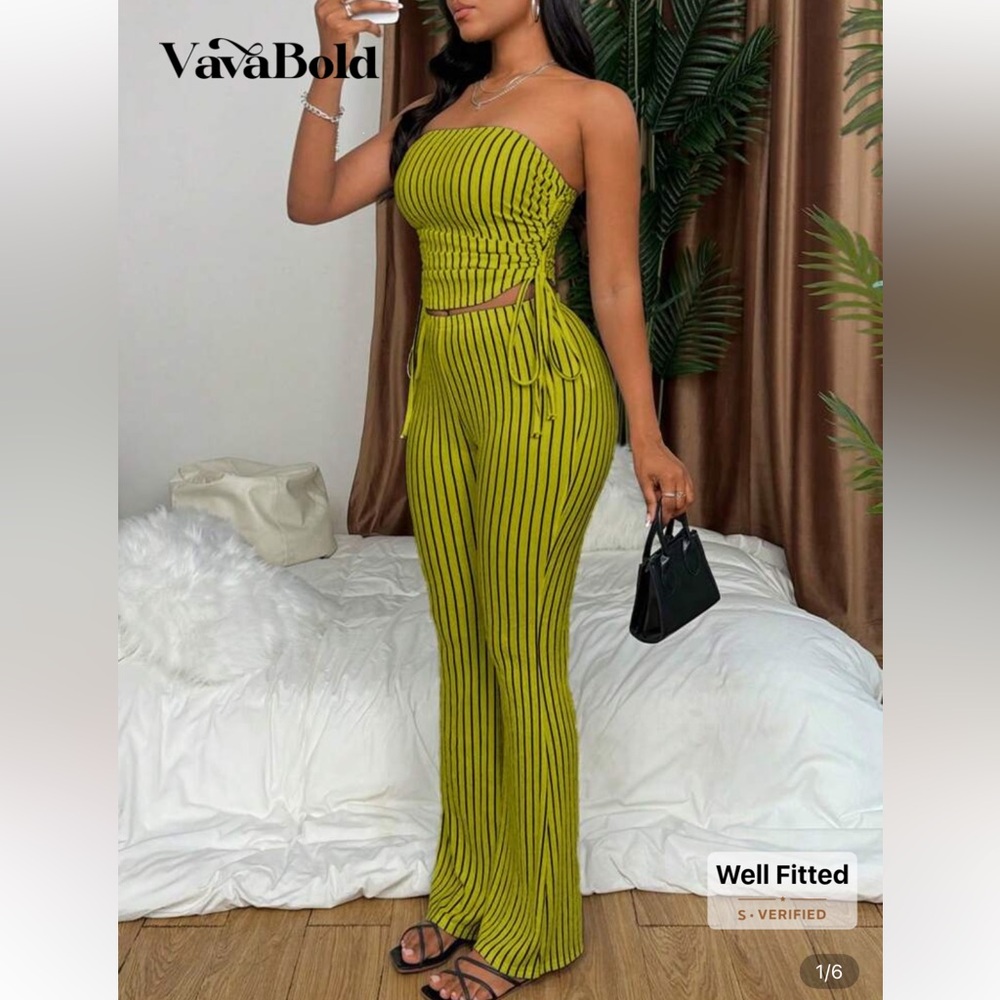 Striped Green 2 piece set